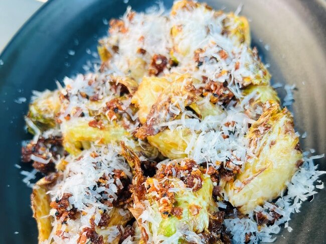 Happy Hour Miso Brussels Sprouts